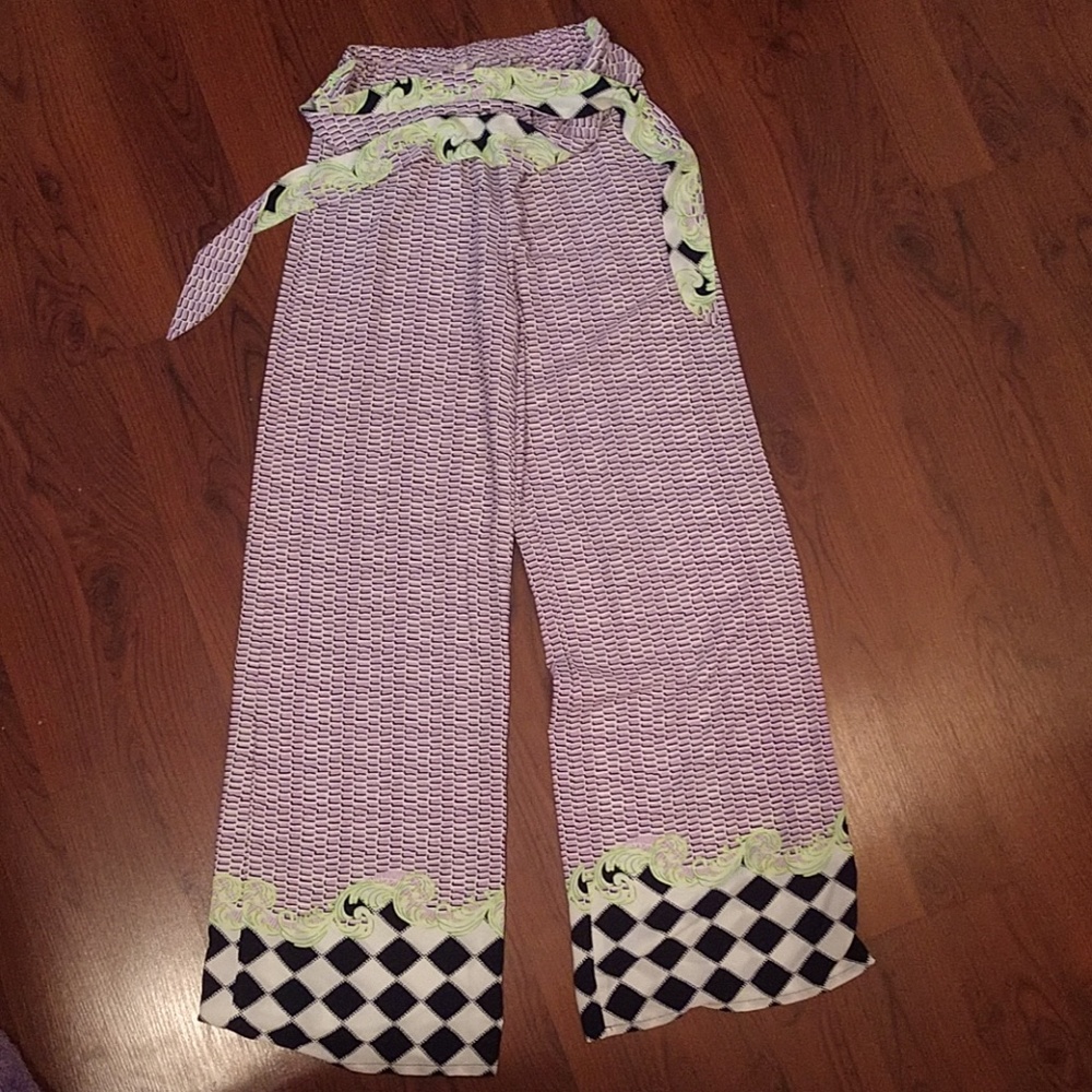 Boutique Crop top with Palazzo pants
